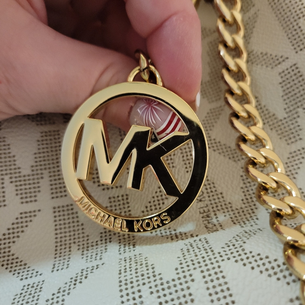 Michael Kors Cream and Brown Women's Bag - Picture 3 of 8